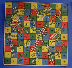 snakes and ladders board